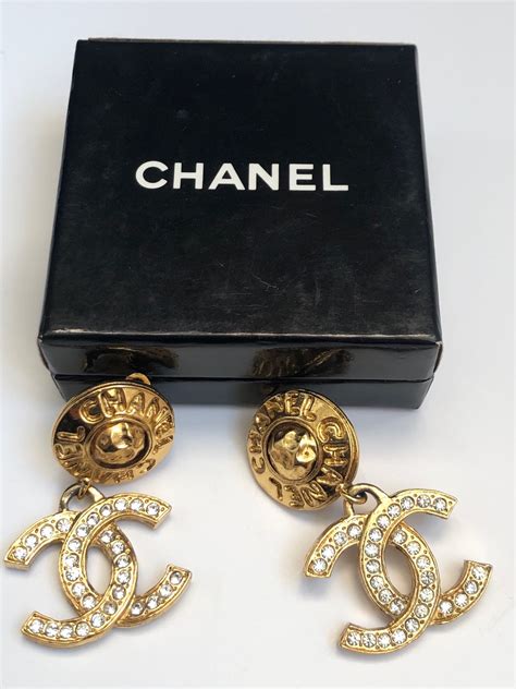 chanel letter earrings|chanel earrings online shop.